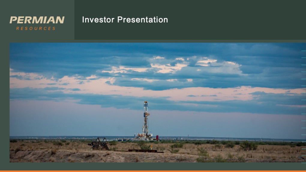 Permian Resources Investor Presentation