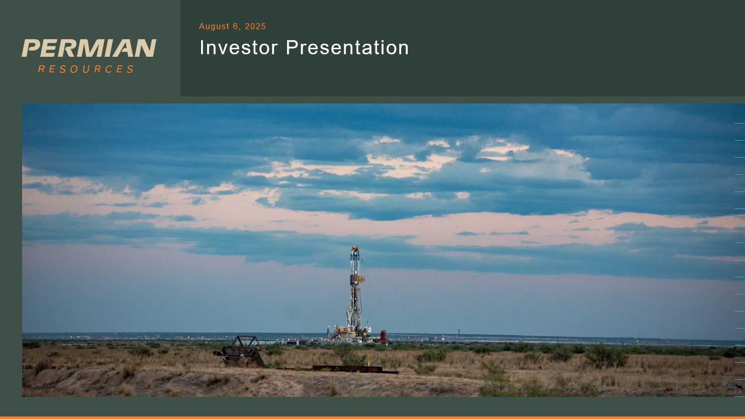 Permian Resources Investor Presentation
